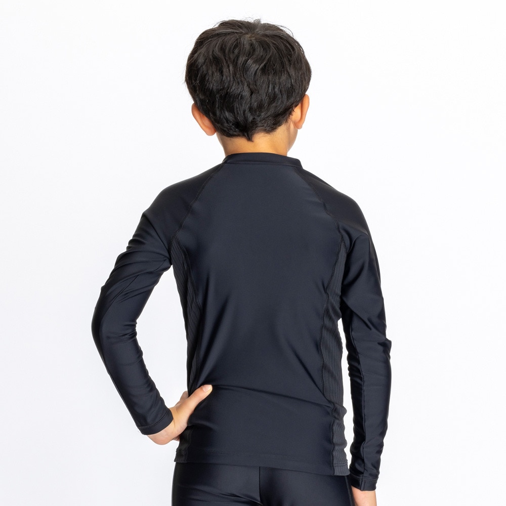 ナイキ（NIKE）（キッズ）ボーイズ ガールズ 長袖ラッシュガード SS25 1991108-009