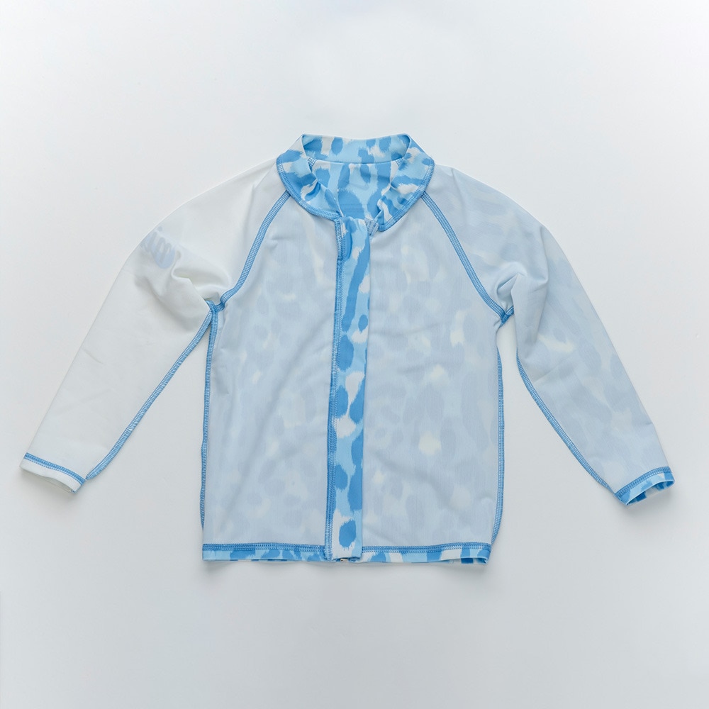 ナイキ（NIKE）（キッズ）トドラー ガールズ ジップ付きラッシュガード SS25 1991118-006