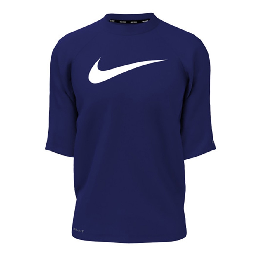 ナイキ（NIKE）（キッズ）ラッシュガード ボーイズ ソリッド 半袖 ハイドロガード NESSD828-N440