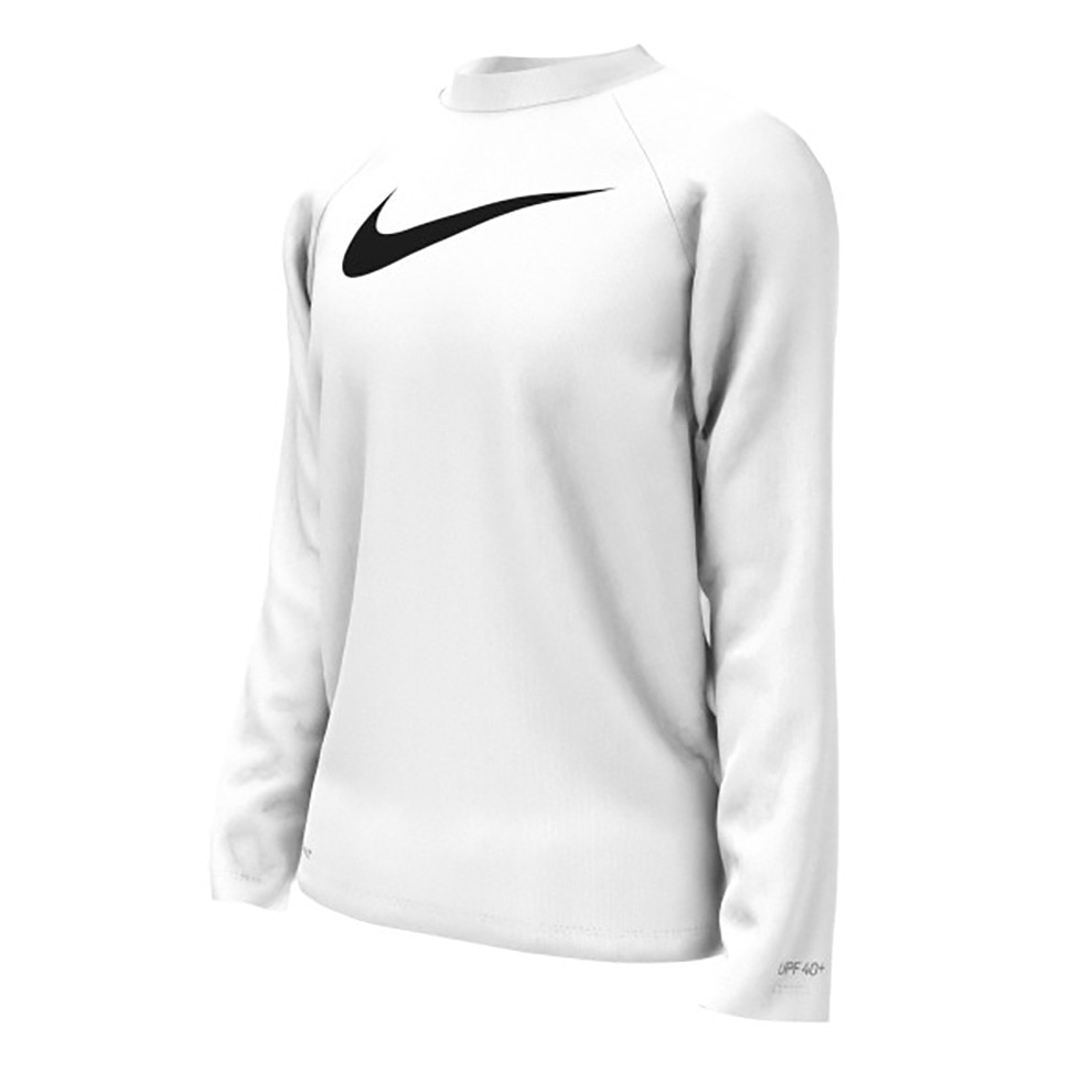 ナイキ（NIKE）（キッズ）ラッシュガード ボーイズ ソリッド 長袖 ハイドロガード NESSD829-N100