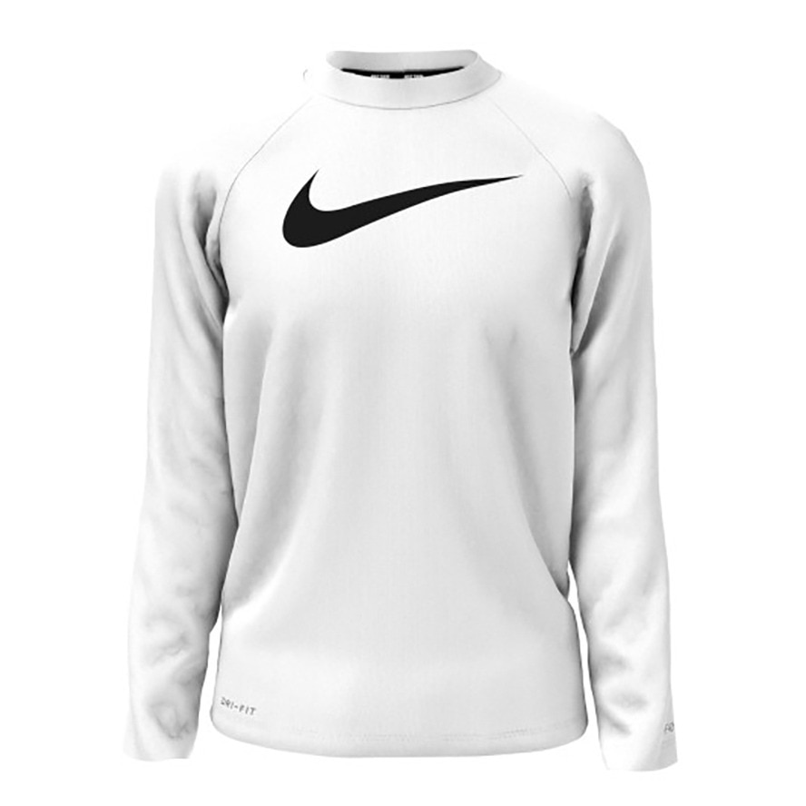ナイキ（NIKE）（キッズ）ラッシュガード ボーイズ ソリッド 長袖 ハイドロガード NESSD829-N100