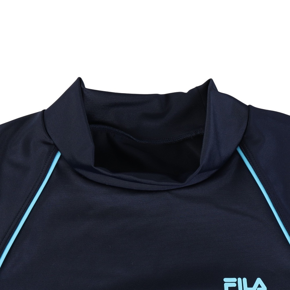 フィラ（FILA）（キッズ）ジュニア 長袖被りスクールラッシュガード 125203-NSA