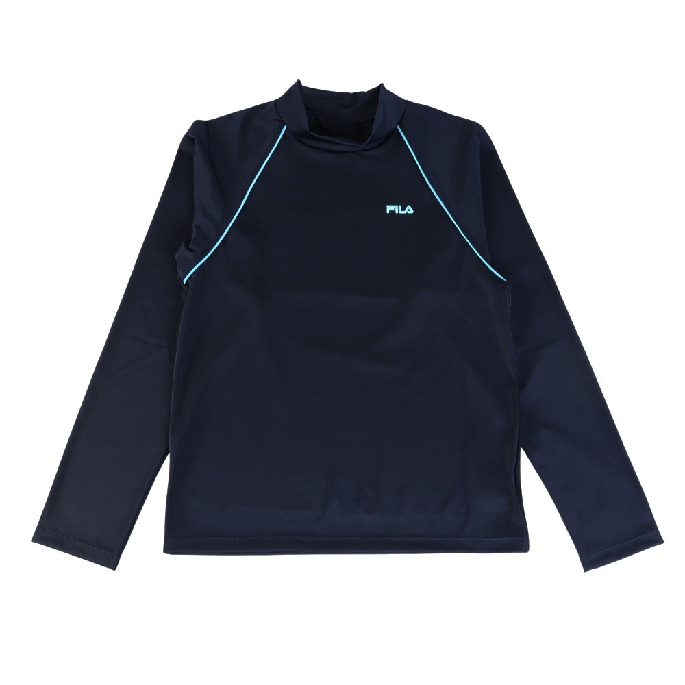フィラ（FILA）（キッズ）ジュニア 長袖被りスクールラッシュガード 125203-NSA