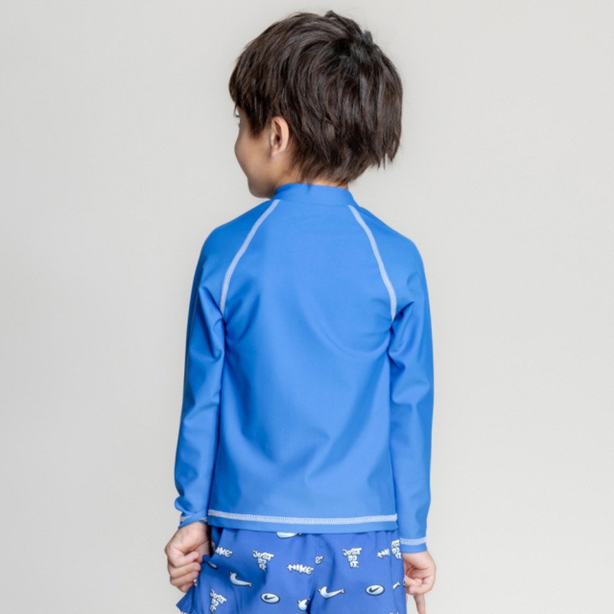 ナイキ（NIKE）（キッズ）ラッシュガード 長袖 SS26 トドラー ボーイズ ジップ付きラッシュガード 1991131-0010