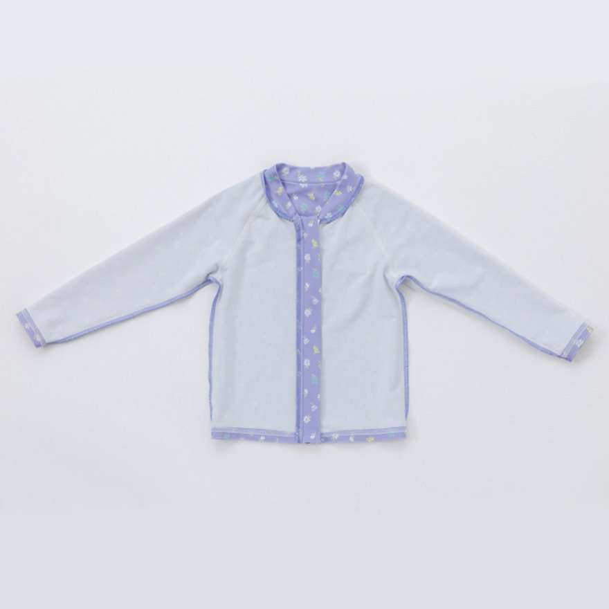 ナイキ（NIKE）（キッズ）ラッシュガード 長袖 SS26 トドラー ガールズ ジップ付きラッシュガード 1991133-0024