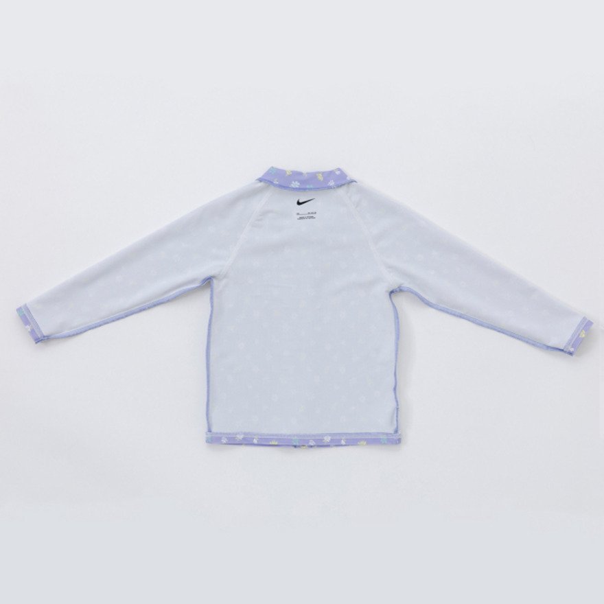 ナイキ（NIKE）（キッズ）ラッシュガード 長袖 SS26 トドラー ガールズ ジップ付きラッシュガード 1991133-0024