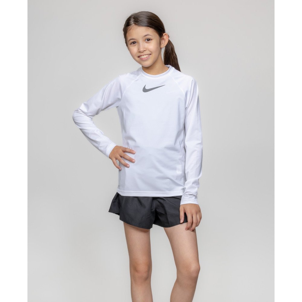 ナイキ（NIKE）（キッズ）ジュニア ラッシュガード エッセンシャル 長袖ハイドロガード NESSG750-N100