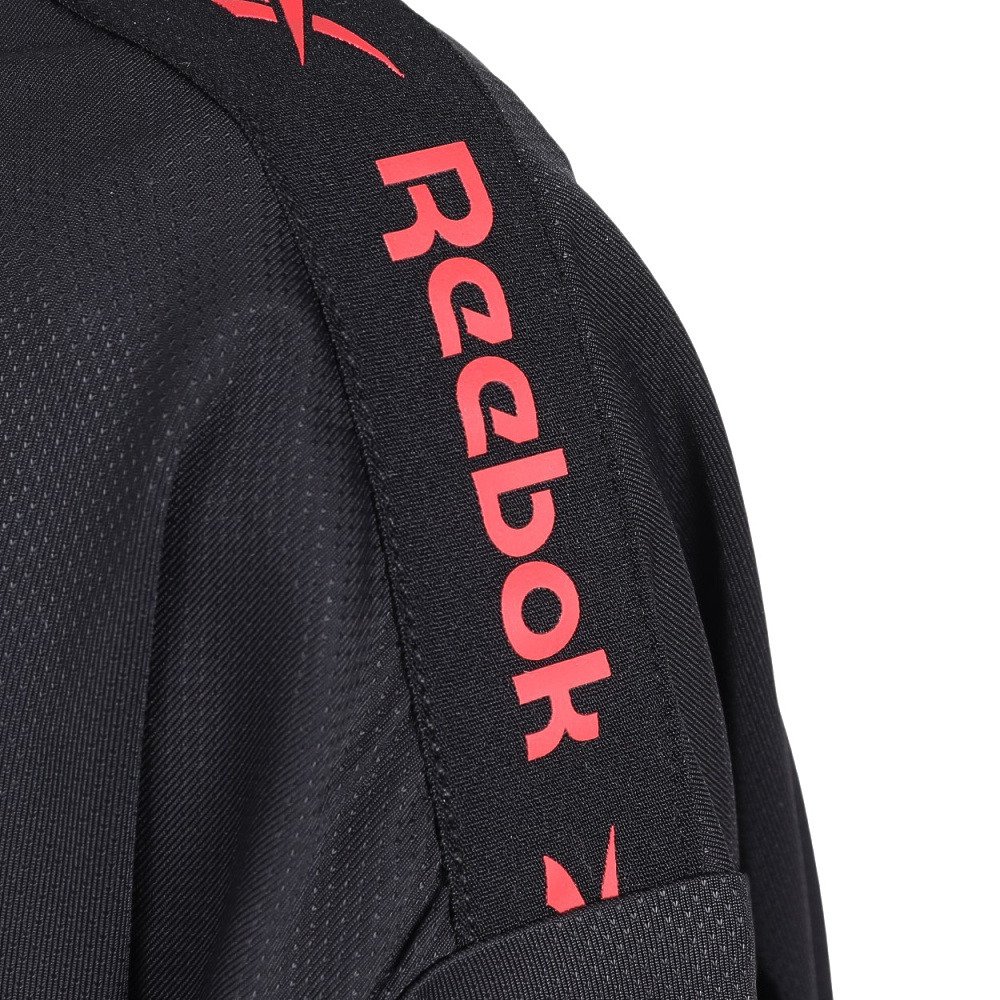 リーボック（REEBOK）（キッズ）ジュニア 冷感クロスメッシュ 長袖ラッシュガード 126226 BK