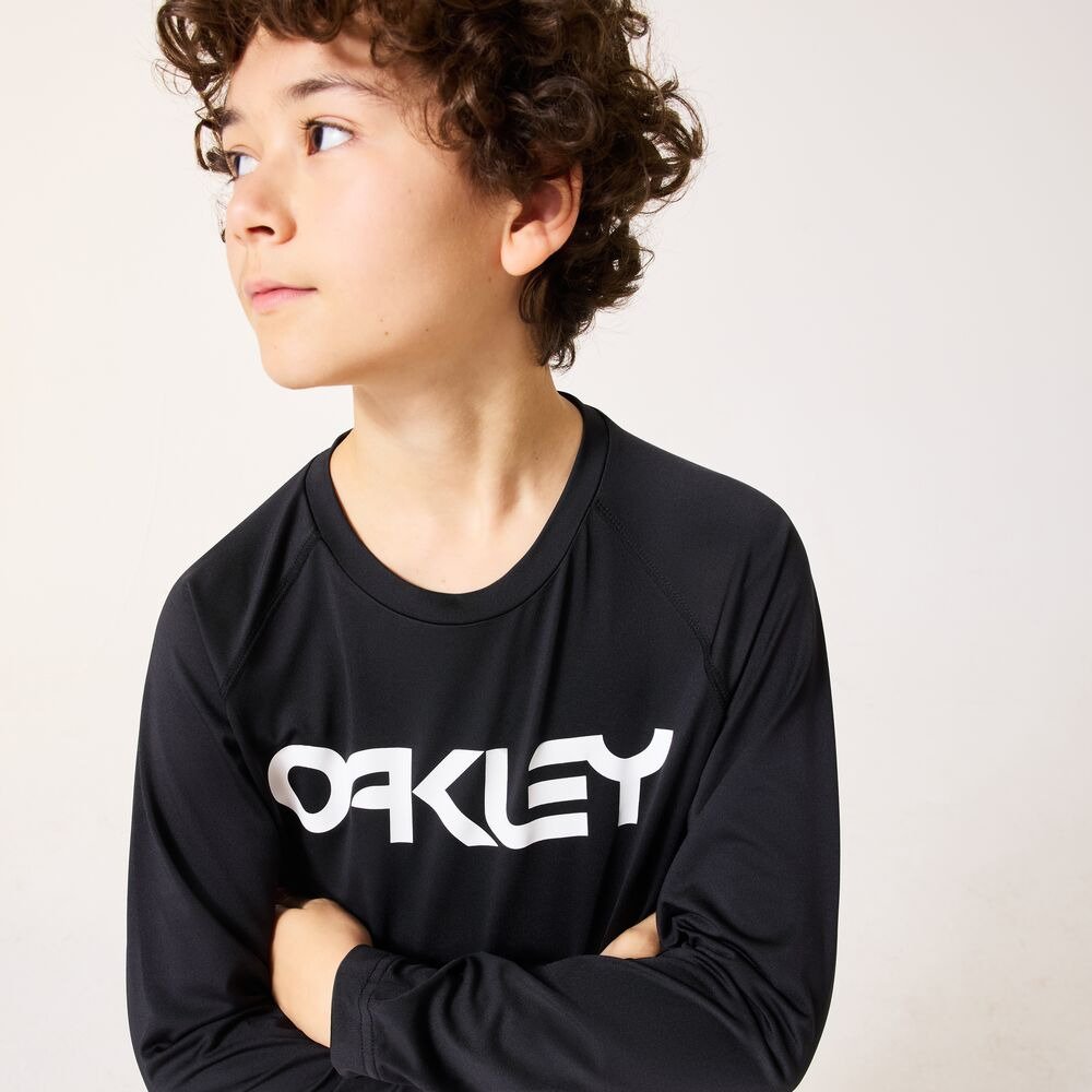 オークリー（OAKLEY）（キッズ）ジュニア ラッシュガード 長袖Tシャツ FOA408979-021