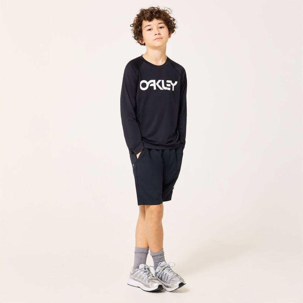 オークリー（OAKLEY）（キッズ）ジュニア ラッシュガード 長袖Tシャツ FOA408979-021