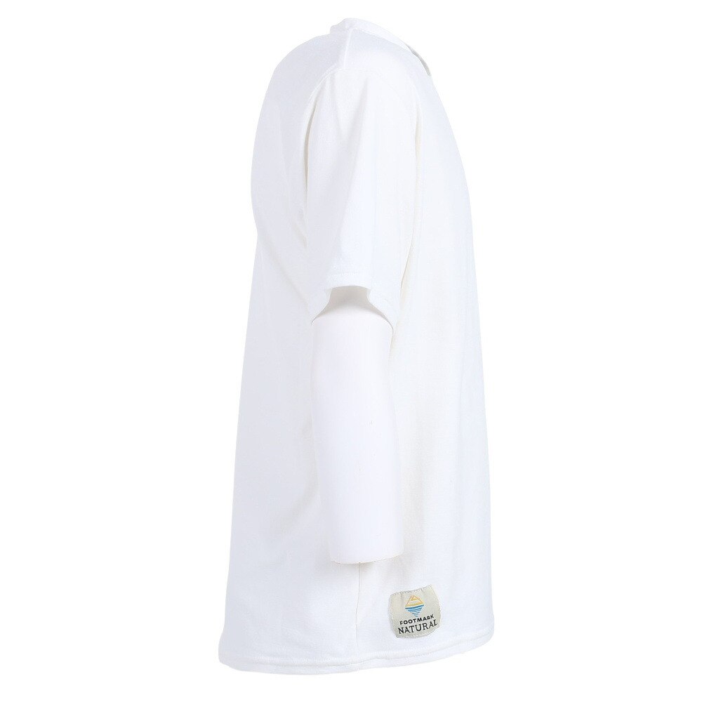 フットマーク（FOOTMARK）（キッズ）ジュニア ラッシュガード 半袖 プルオーバーTシャツ 0242069-01 ホワイト