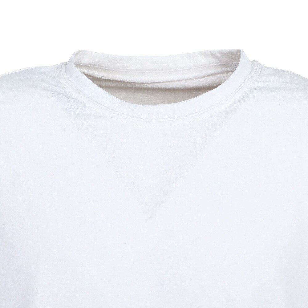 フットマーク（FOOTMARK）（キッズ）ジュニア ラッシュガード 半袖 プルオーバーTシャツ 0242069-01 ホワイト