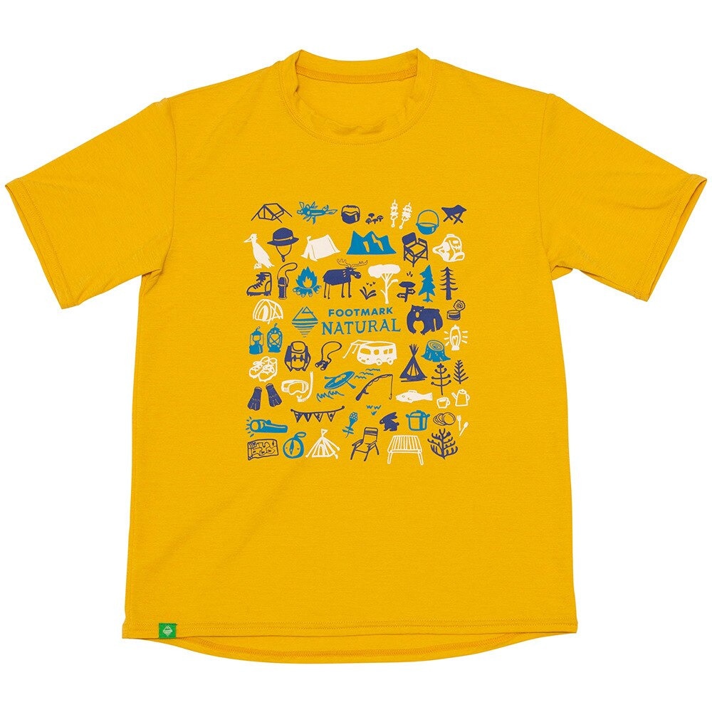 フットマーク（FOOTMARK）（キッズ）ラッシュガード 半袖 Tシャツ 子供 ジュニア UVカット 紫外線対策 0242073-02 140 150 160