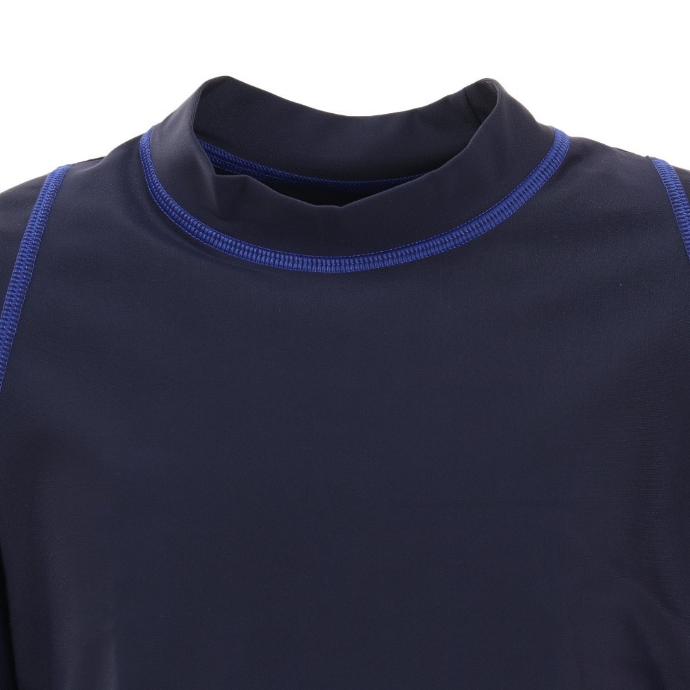 ナイキ（NIKE）（キッズ）ジュニア スクール水着 ラッシュガード 半袖 1991012-10 ブルー