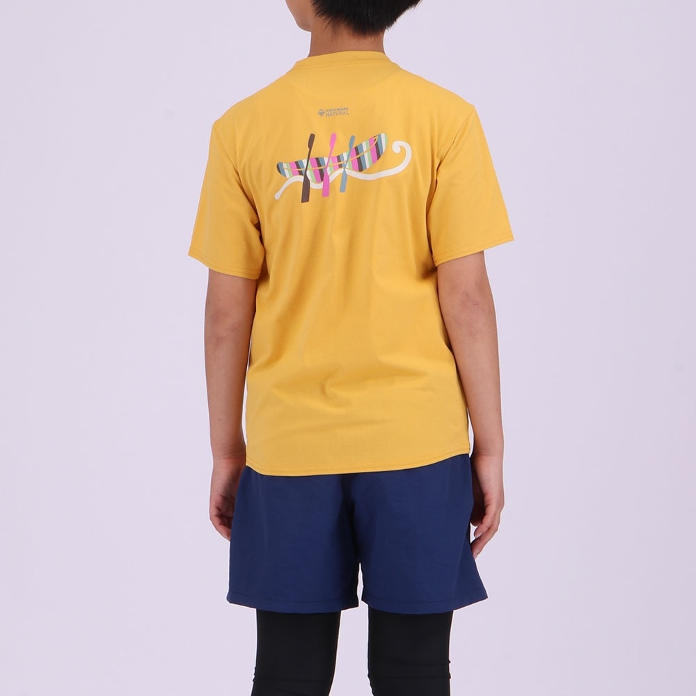 フットマーク（FOOTMARK）（キッズ）ラッシュガード 半袖 子供 男の子 女の子 UVカット 防虫 吸水速乾 バックプリント 3100136-04 140 150 160