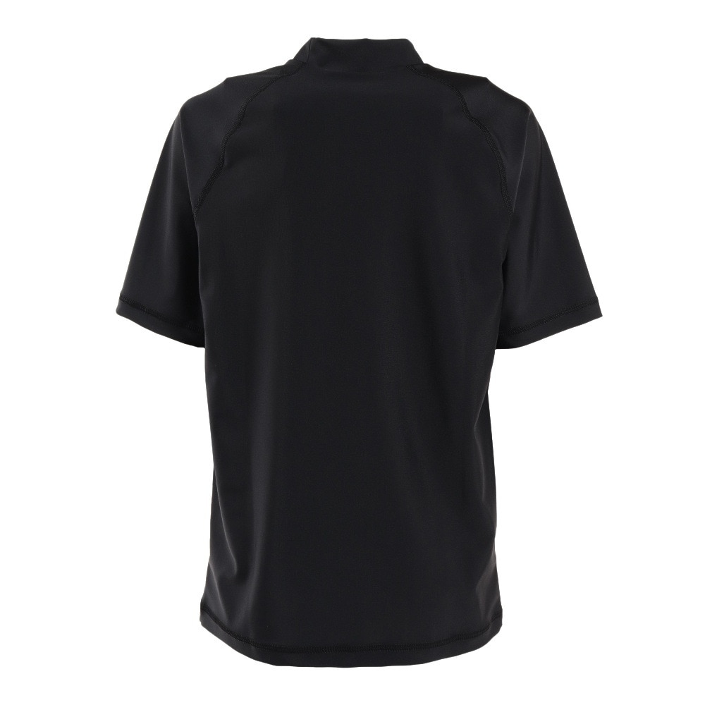 フットマーク（FOOTMARK）（キッズ）ジュニア スクール水着 ラッシュガード 半袖 プルオーバー 0242304BLK ブラック
