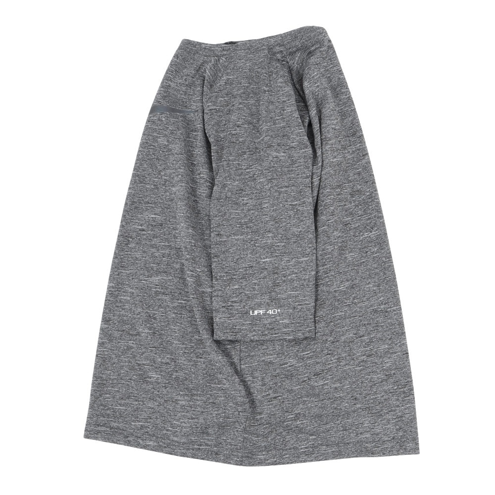 ナイキ（NIKE）（キッズ）ジュニア ラッシュガード 半袖 Tシャツ ハイドロガード NESSA825-001 ブラック