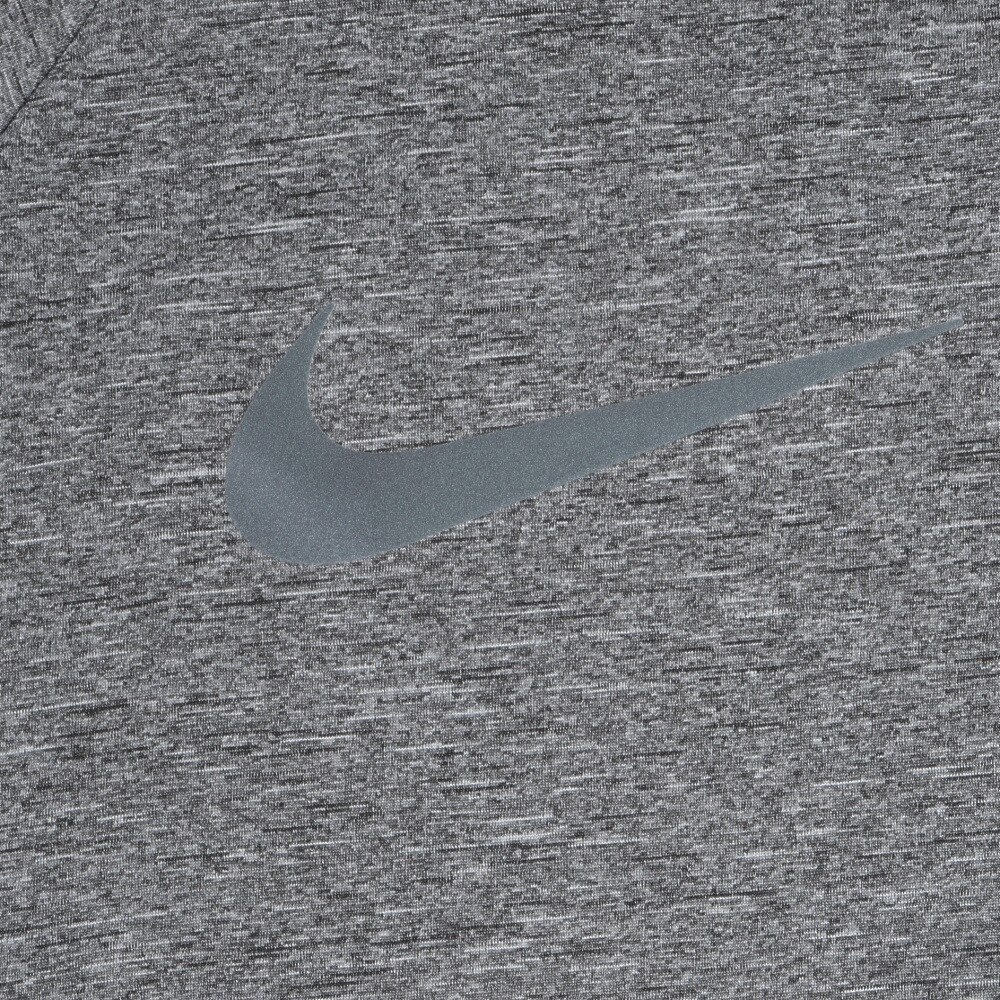 ナイキ（NIKE）（キッズ）ジュニア ラッシュガード 半袖 Tシャツ ハイドロガード NESSA825-001 ブラック