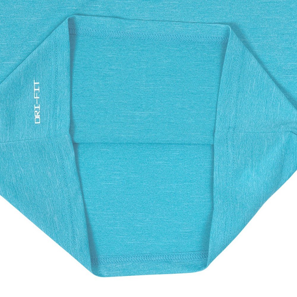 ナイキ（NIKE）（キッズ）ジュニア ラッシュガード 半袖 Tシャツ ハイドロガード 130～160cm NESSA825-480 ブルー