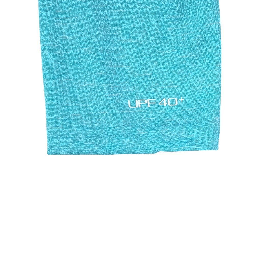 ナイキ（NIKE）（キッズ）ジュニア ラッシュガード 半袖 Tシャツ ハイドロガード 130～160cm NESSA825-480 ブルー