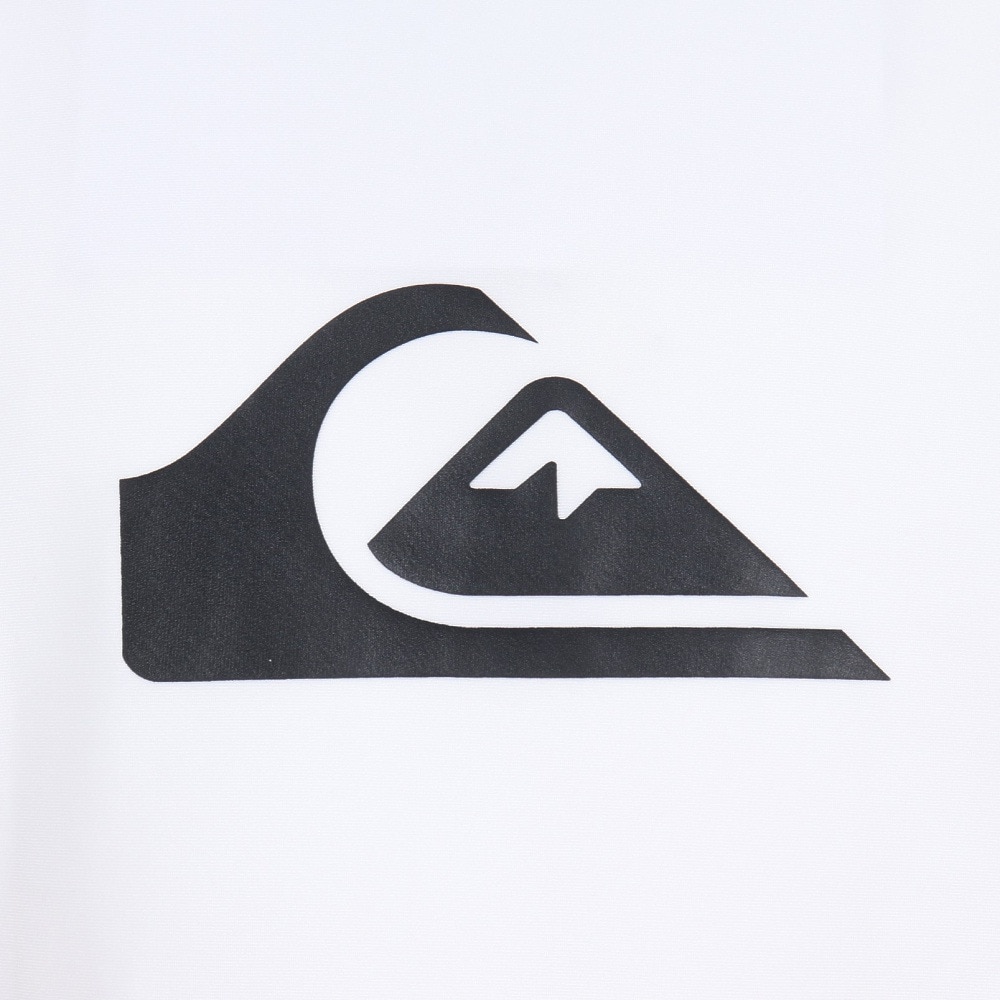 クイックシルバー（Quiksilver）（キッズ）ジュニア 水着 ラッシュガード 半袖 ALL TIME SR YOUTH 23SP KLY231022 WHT ホワイト