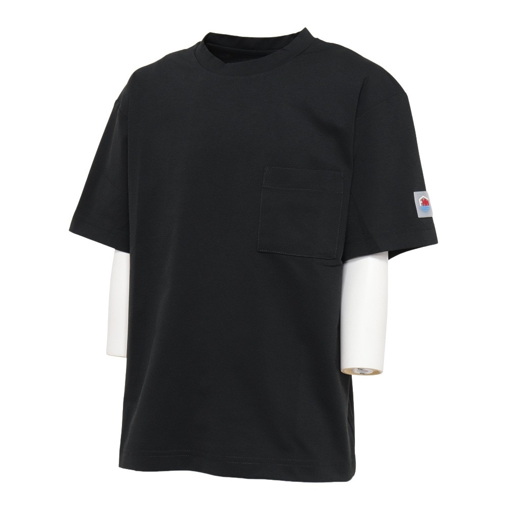 フットマーク（FOOTMARK）（キッズ）ジュニア 水着 ラッシュガード 半袖 Tシャツ 3100226-09 ブラック