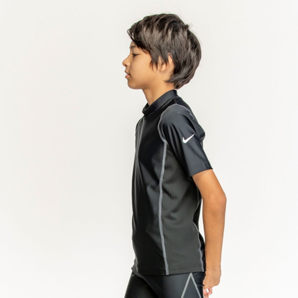 ナイキ（NIKE）（キッズ）ジュニア ラッシュガード 半袖 男の子 ハイドロガード 130~160cm 1991090-018