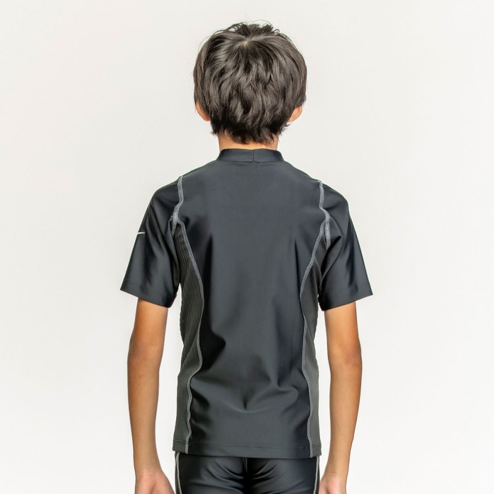 ナイキ（NIKE）（キッズ）ジュニア ラッシュガード 半袖 男の子 ハイドロガード 130~160cm 1991090-018