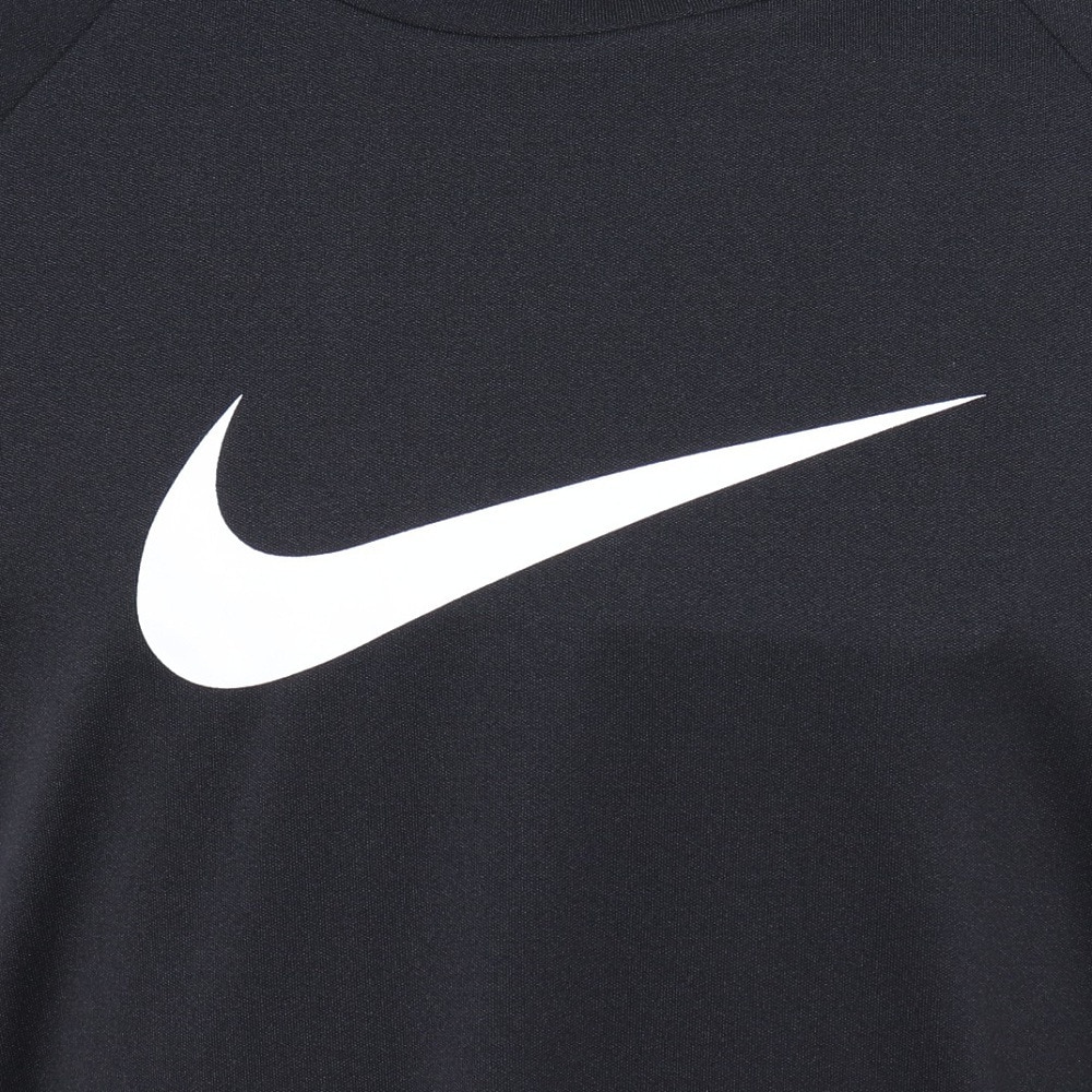 ナイキ（NIKE）（キッズ）ジュニア ラッシュガード ソリッド半袖ハイドロガード UVカット 130～160cm NESSD828-N001