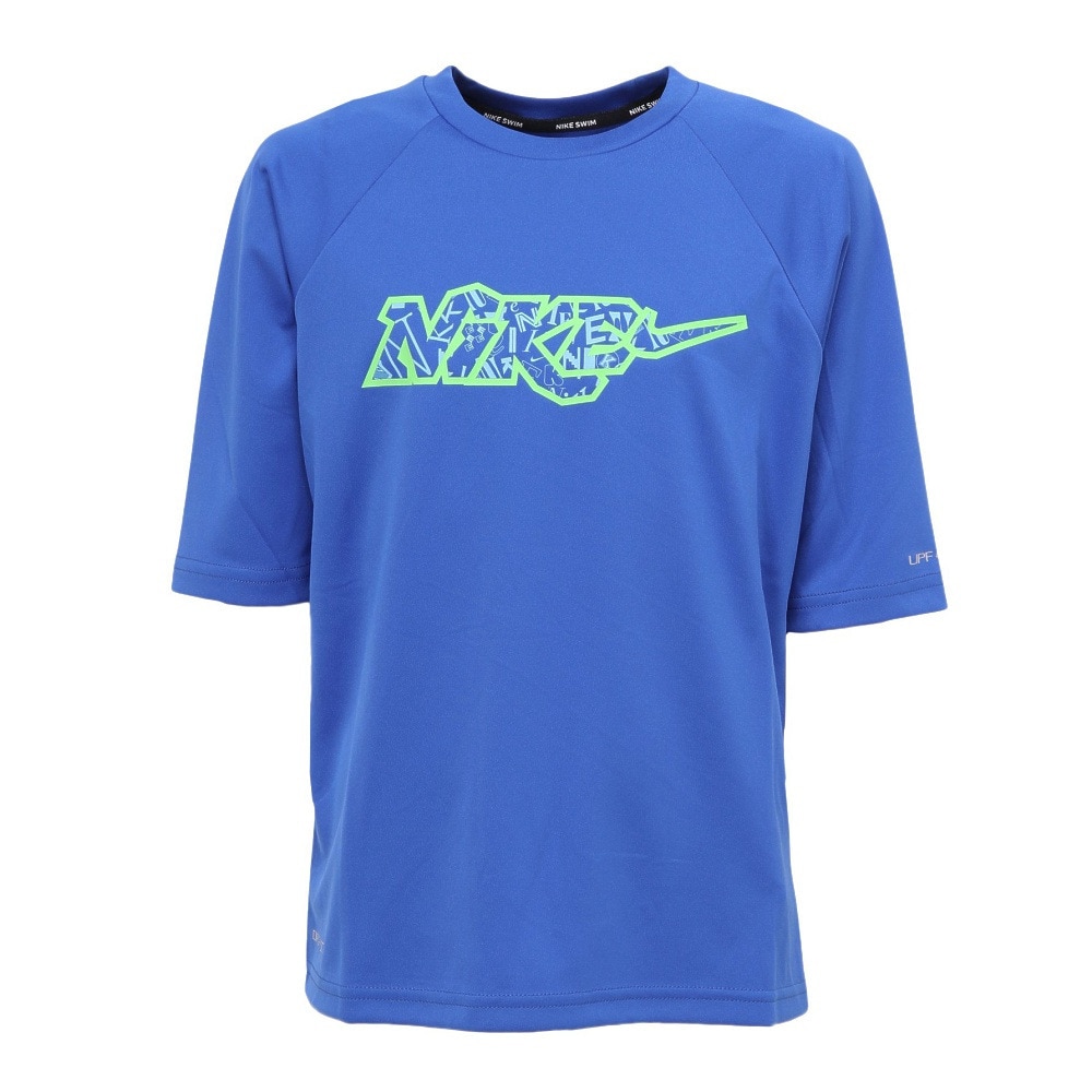 ナイキ（NIKE）（キッズ）ジュニア ラッシュガード ジャンブル半袖 ハイドロガード 130～160cm NESSE831-N494