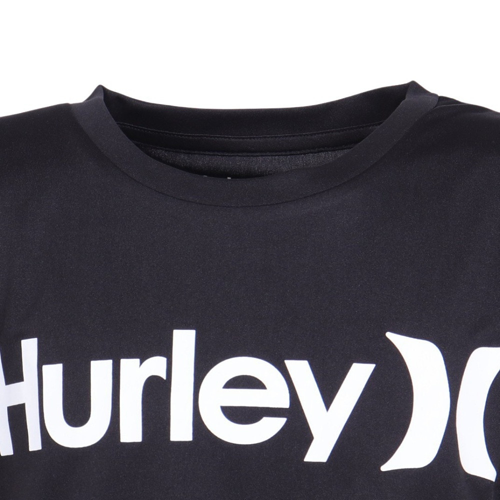ハーレー（HURLEY）（キッズ）ジュニア ラッシュガード 半袖 ONE AND ONLY Tシャツ BRG2331001-BLK