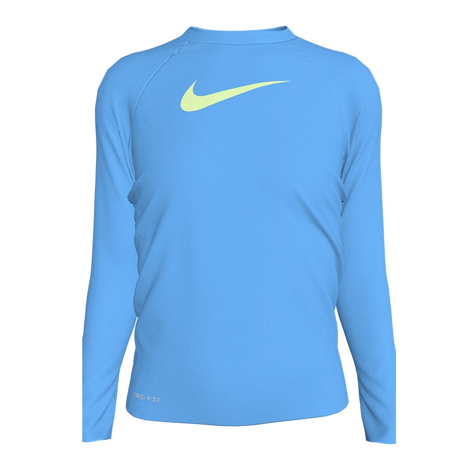 ナイキ（NIKE）（キッズ）ラッシュガード ガールズ ソリッド 長袖 ハイドロガード NESSD743-N438