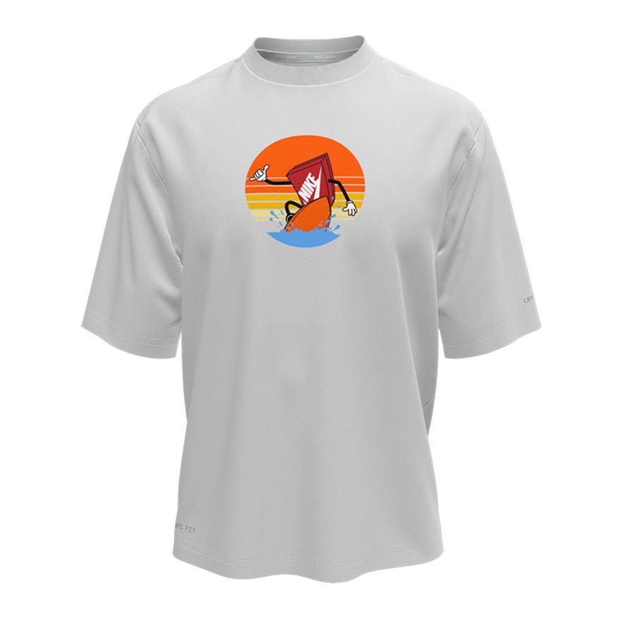 ナイキ（NIKE）（キッズ）ラッシュガード 半袖 シューズボックスグラフィック ハイドロガード NESSF829-N100