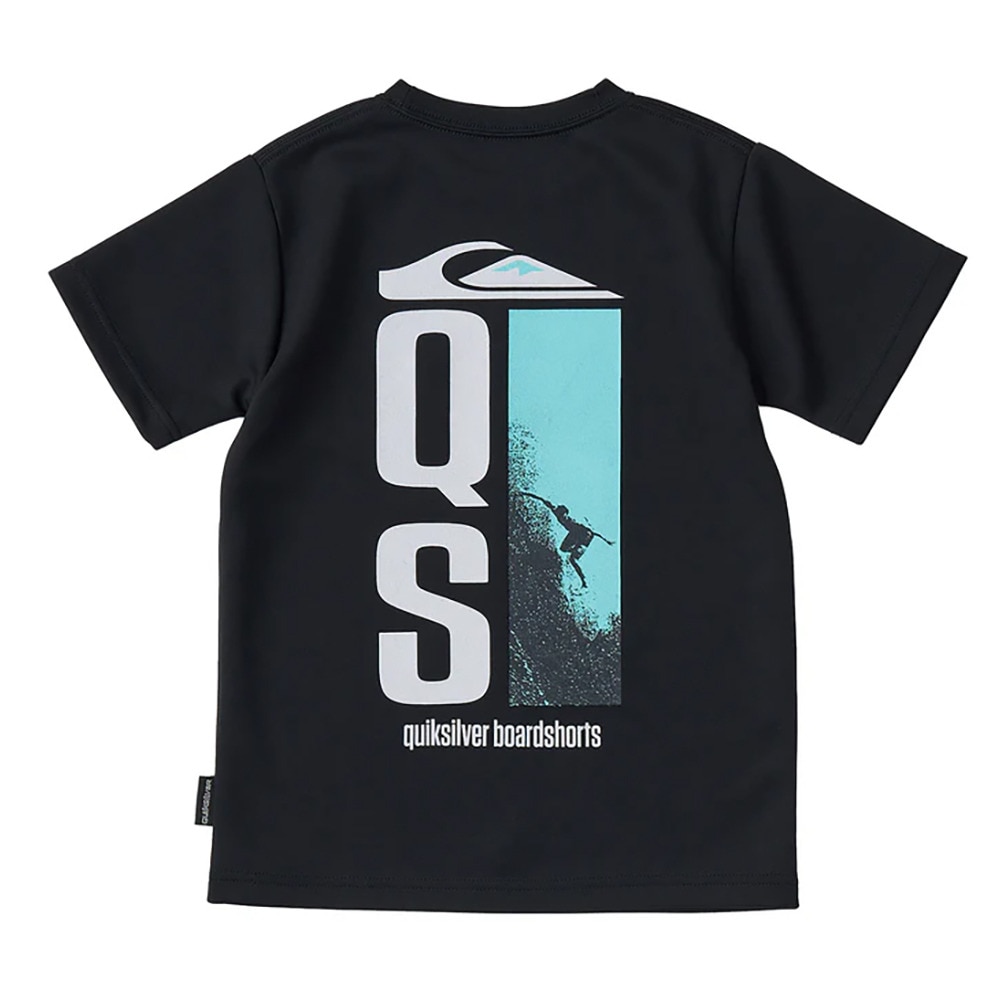 クイックシルバー（Quiksilver）（キッズ）ジュニア ラッシュガード 半袖 QUIK DROP ショートスリーブ YOUTH サーフTシャツ ラッシュガード 25SPKLY251009BLK