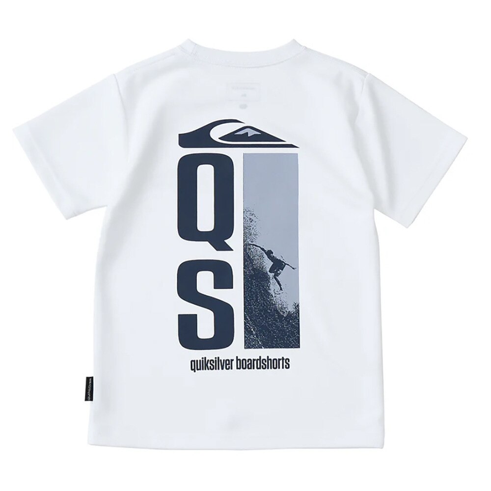 クイックシルバー（Quiksilver）（キッズ）ジュニア ラッシュガード 半袖 QUIK DROP ショートスリーブ YOUTH サーフTシャツ ラッシュガード 25SPKLY251009WHT