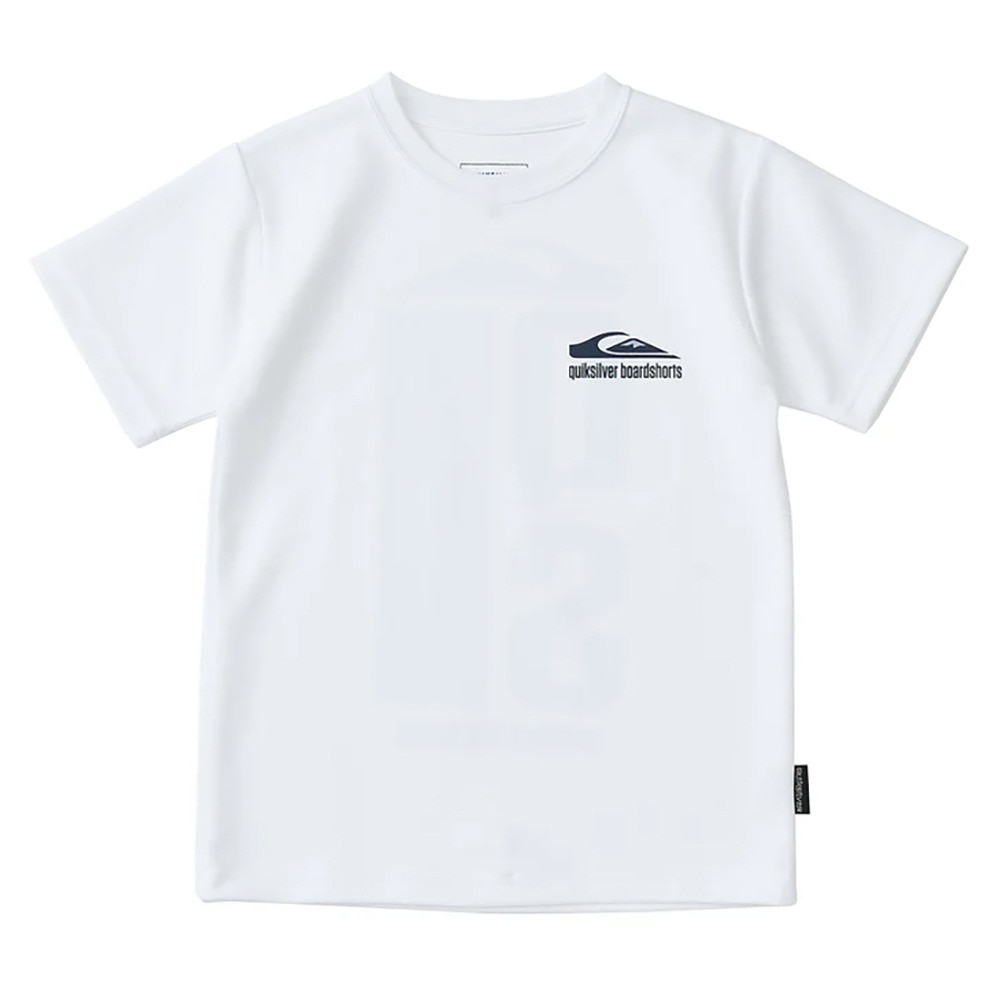 クイックシルバー（Quiksilver）（キッズ）ジュニア ラッシュガード 半袖 QUIK DROP ショートスリーブ YOUTH サーフTシャツ ラッシュガード 25SPKLY251009WHT