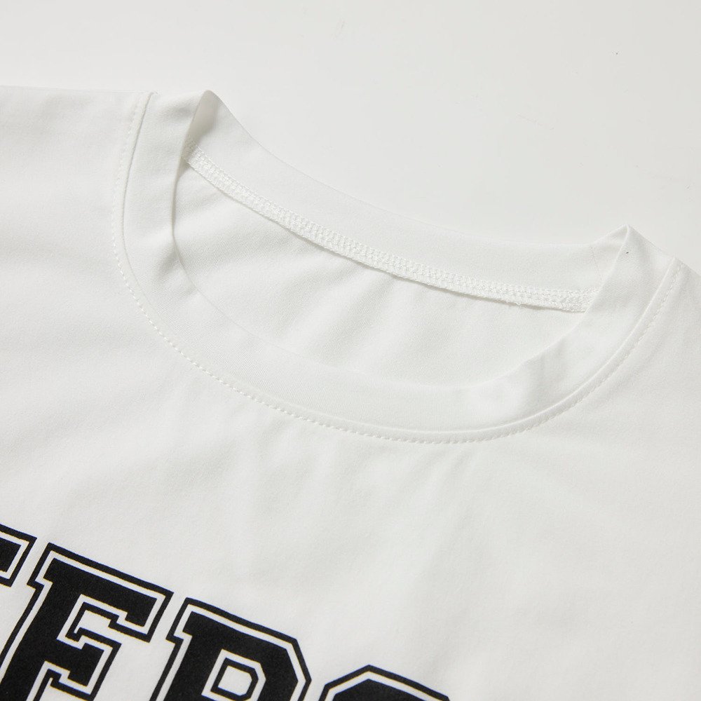 リーボック（REEBOK）（キッズ）ジュニア ラッシュガード 半袖 冷感クロスメッシュラッシュ Tシャツ 126251 -WT