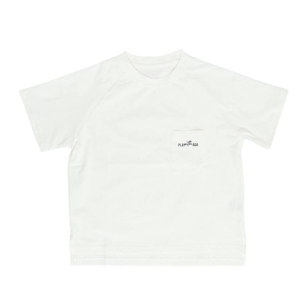 アクア（AQA）（キッズ）ジュニア ラッシュガード 半袖 遮熱Tシャツ KW-4682シャネツTJRWT130