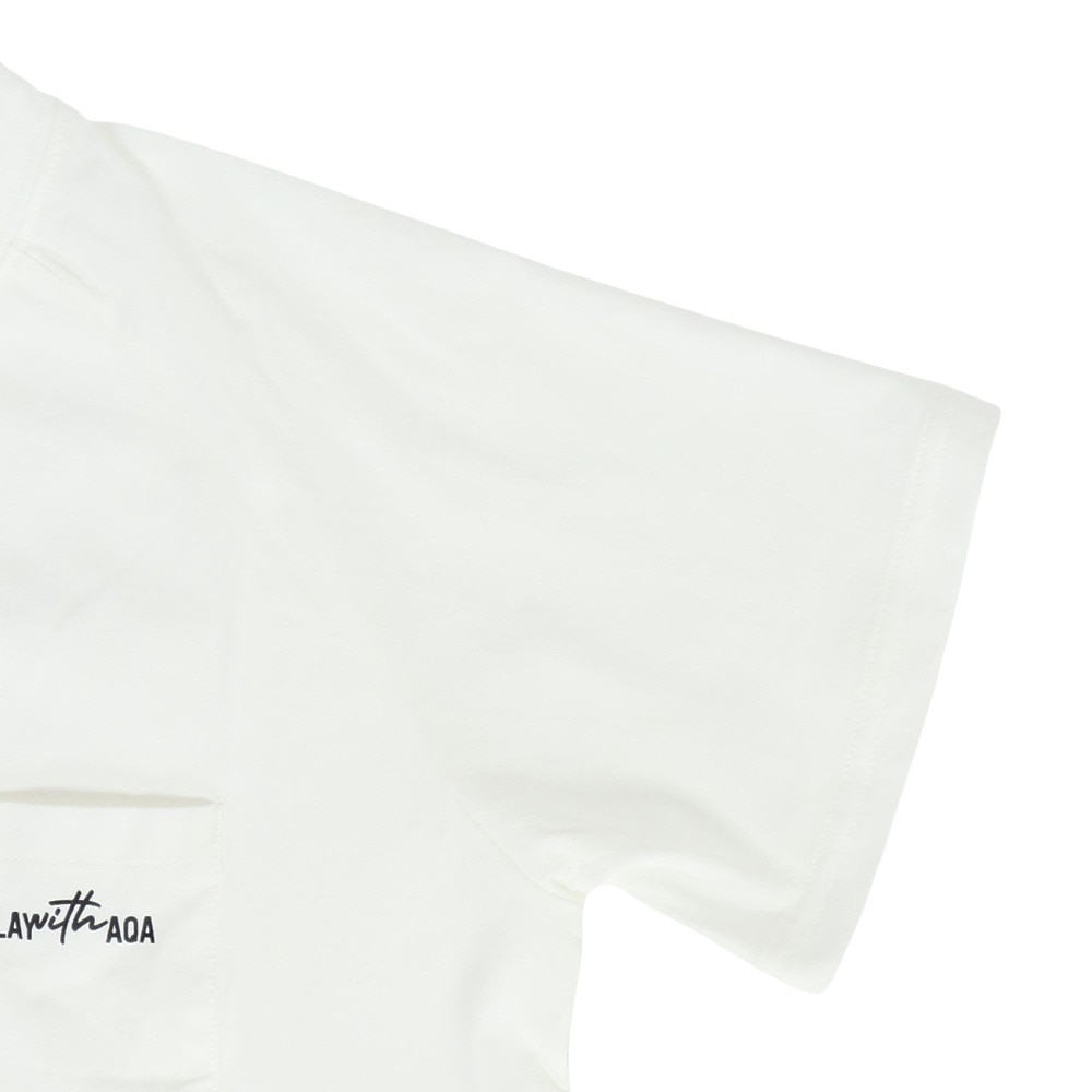 アクア（AQA）（キッズ）ジュニア ラッシュガード 半袖 遮熱ラッシュTシャツ KW-4682 WT