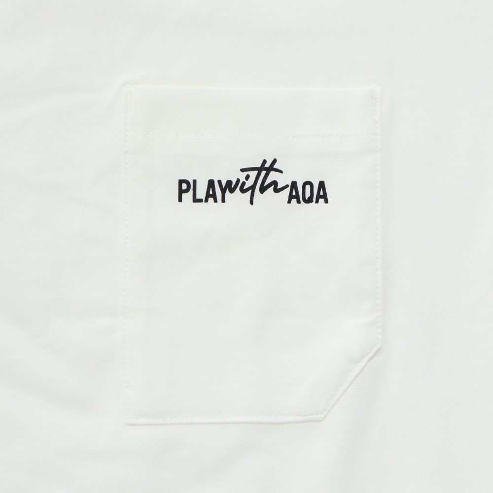 アクア（AQA）（キッズ）ジュニア ラッシュガード 半袖 遮熱ラッシュTシャツ KW-4682 WT