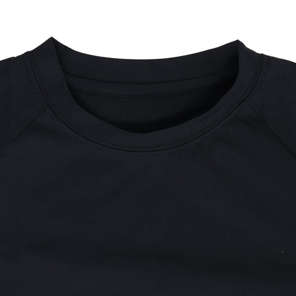 アクア（AQA）（キッズ）ジュニア 半袖 遮熱ラッシュTシャツ KW-4682TJRBK140