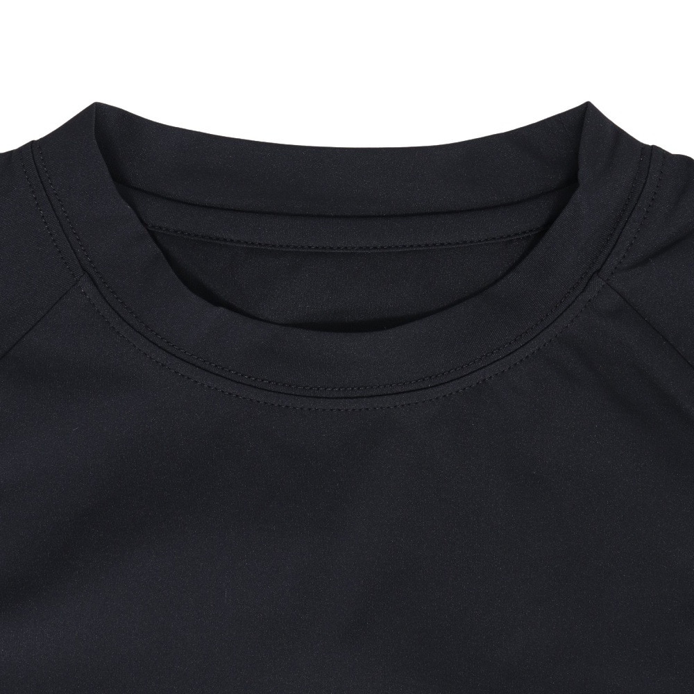 アクア（AQA）（キッズ）ジュニア 半袖 遮熱ラッシュTシャツ KW-4682TJR BK 150