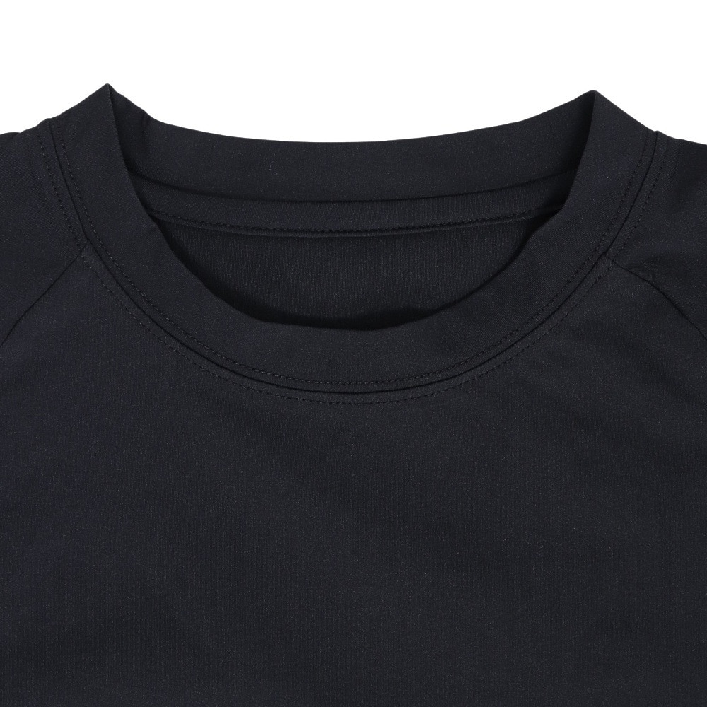 アクア（AQA）（キッズ）ジュニア 半袖 遮熱ラッシュTシャツ KW-4682TJR BK 160