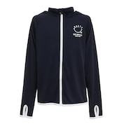 (キッズ)ジュニア 水着 ラッシュガード 長袖 パーカー 962465NVY ネイビー