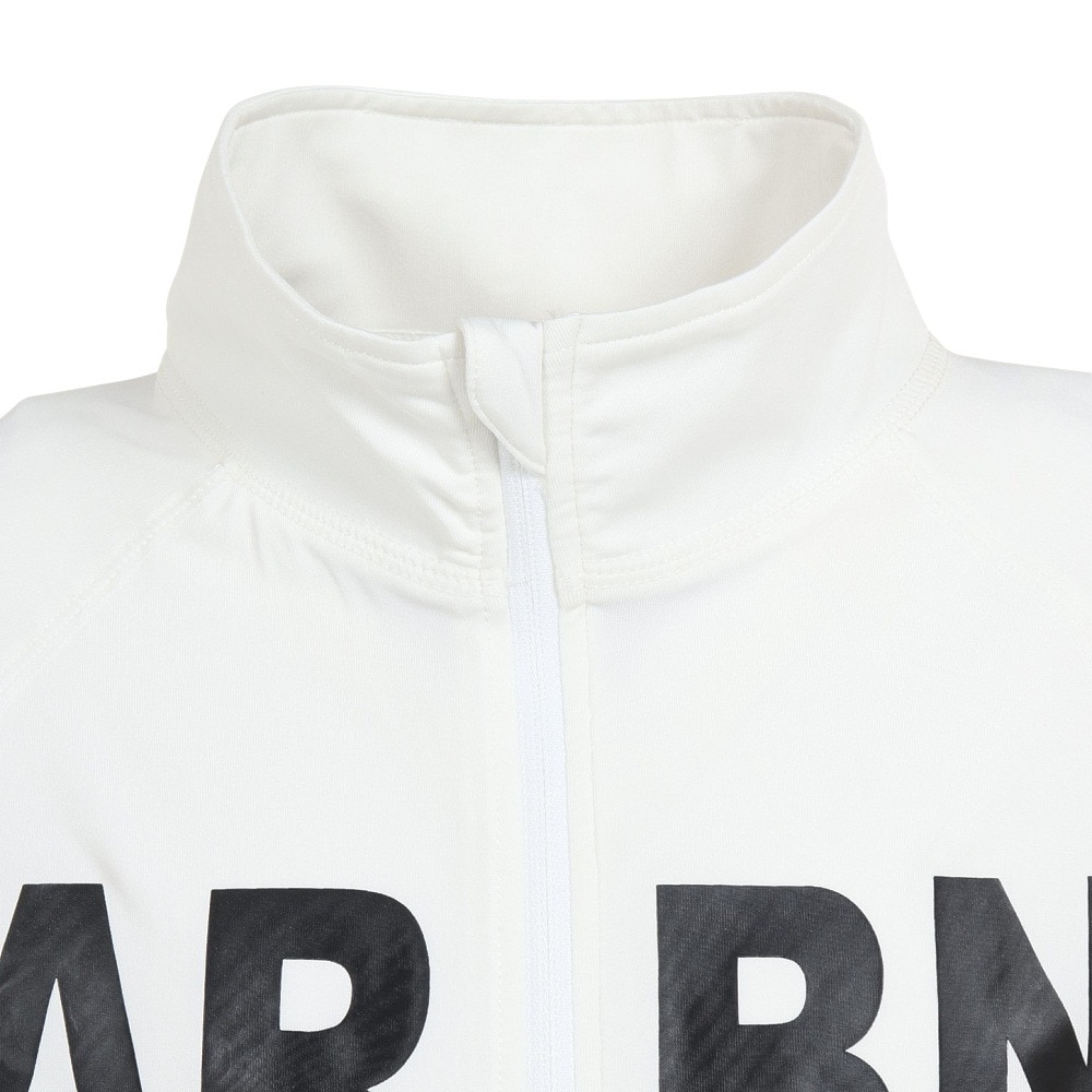 エアボーン（ARBN）（キッズ）ジュニア ラッシュガード 長袖 パーカー AB2023SSK-SWIM001WHT ホワイト