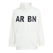 エアボーン（ARBN）（キッズ）ジュニア ラッシュガード 長袖 パーカー AB2023SSK-SWIM001WHT ホワイト