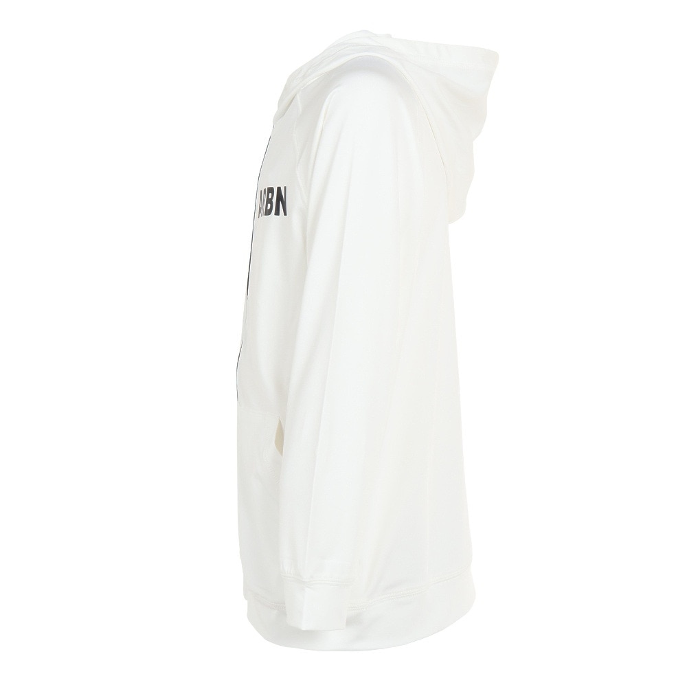エアボーン（ARBN）（キッズ）ジュニア ラッシュガード 長袖 パーカー AB2023SSK-SWIM002WHT ホワイト
