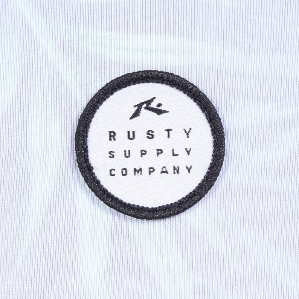 ラスティ（RUSTY）（キッズ）キッズ 総柄ジップ長袖ラッシュガード 964460LEF