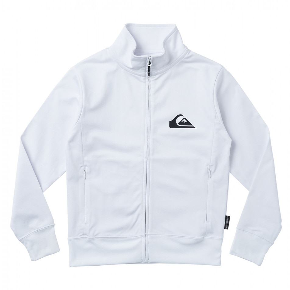 クイックシルバー（Quiksilver）（キッズ）ジュニア M&W ZIP STAND YOUTH ラッシュガード 長袖 24SP KLY241032 WHT