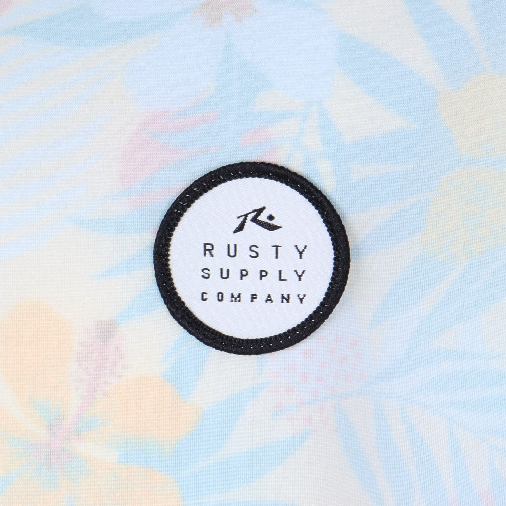 ラスティ（RUSTY）（キッズ）ジュニア 子供用 ラッシュガード 長袖 フルジップ UVカット 963465YEL